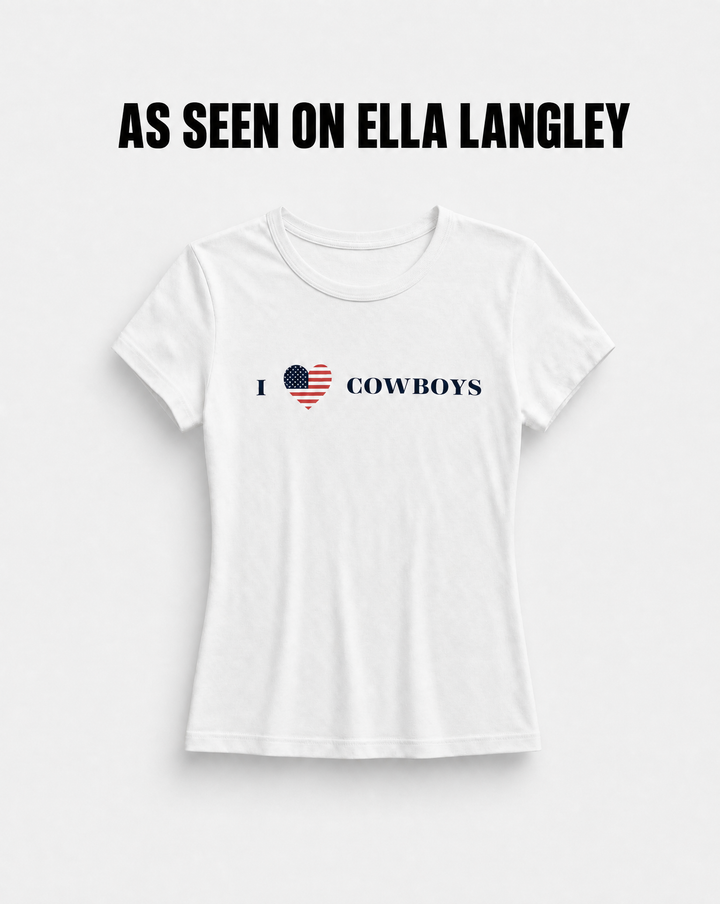 I Heart Cowboys Baby Tee