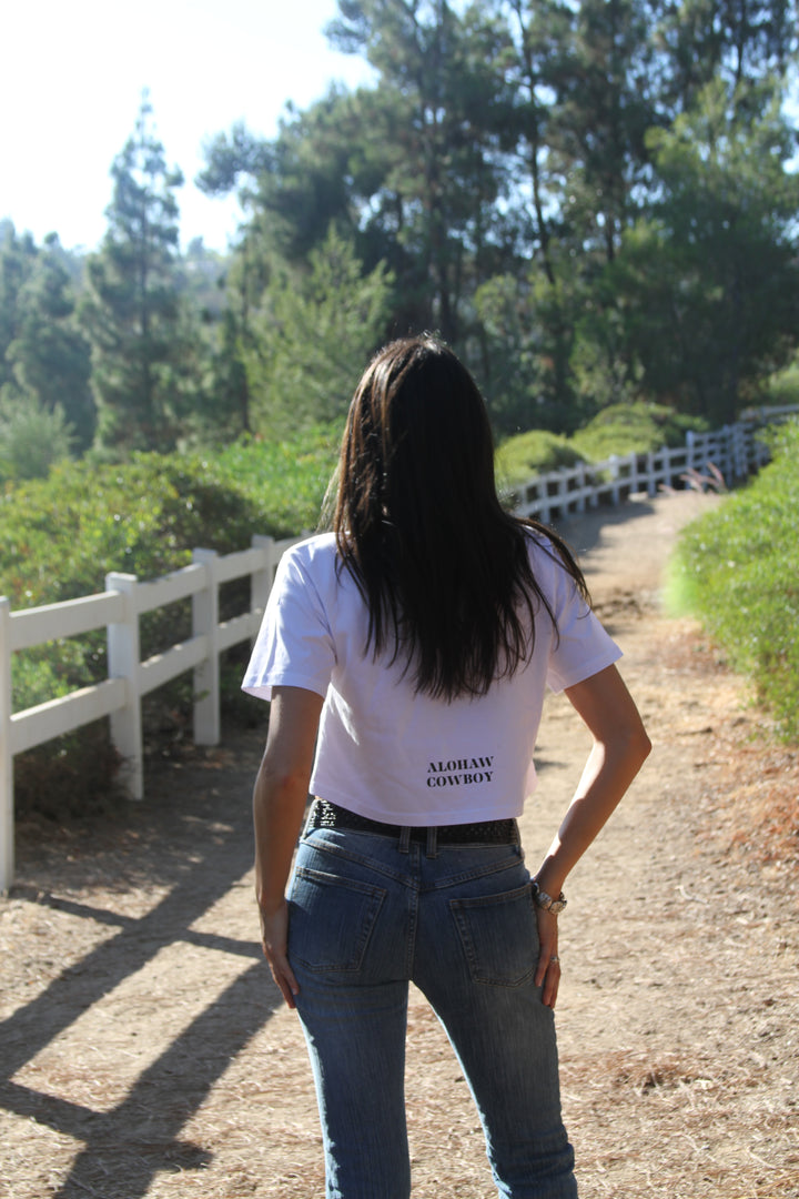 Cowboy Hat Cropped Tee