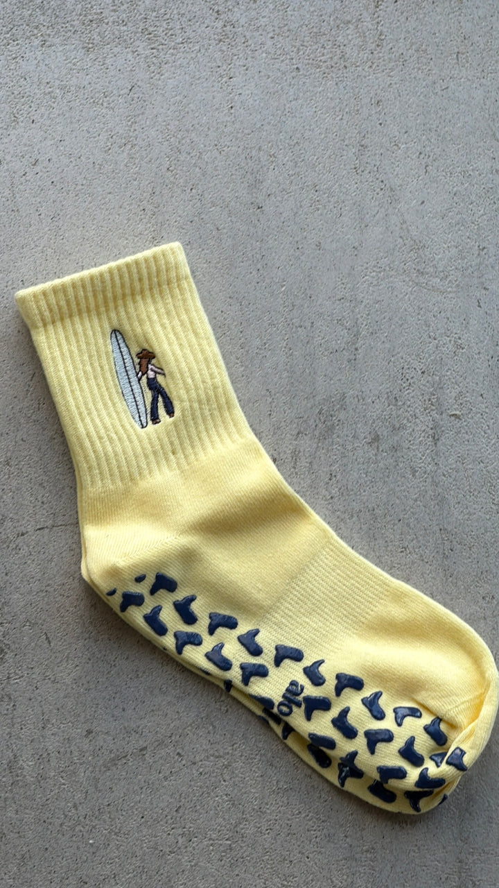 Coastal Cowgirl Grip Socks