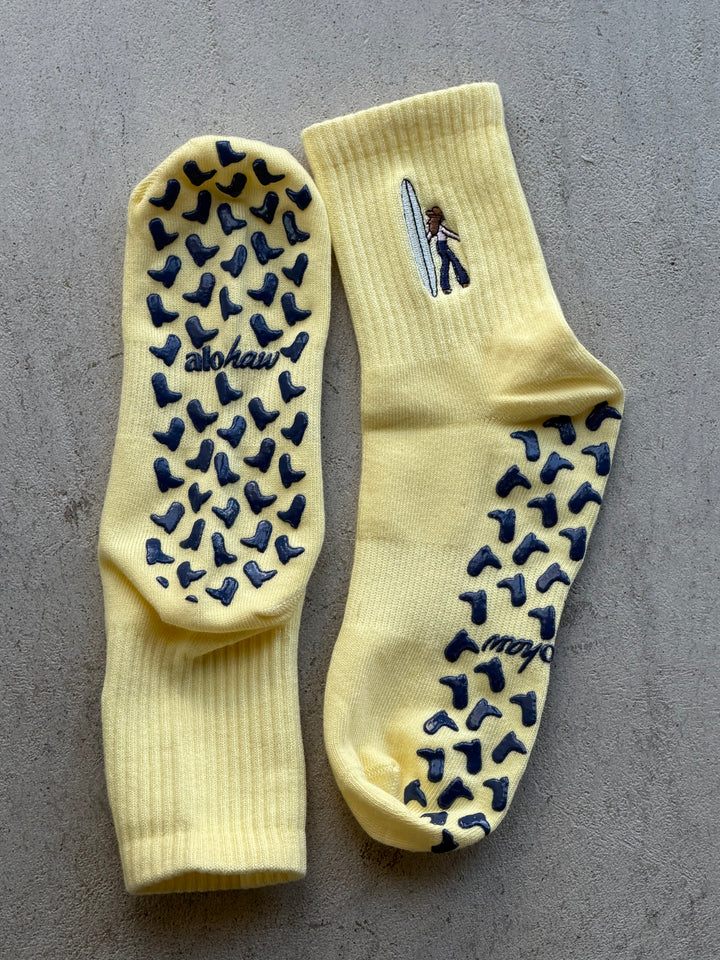 Coastal Cowgirl Grip Socks