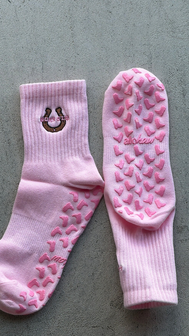 Lucky Girl Grip Socks