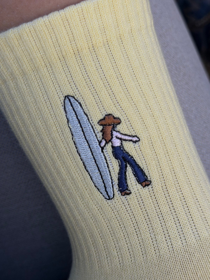 Coastal Cowgirl Grip Socks