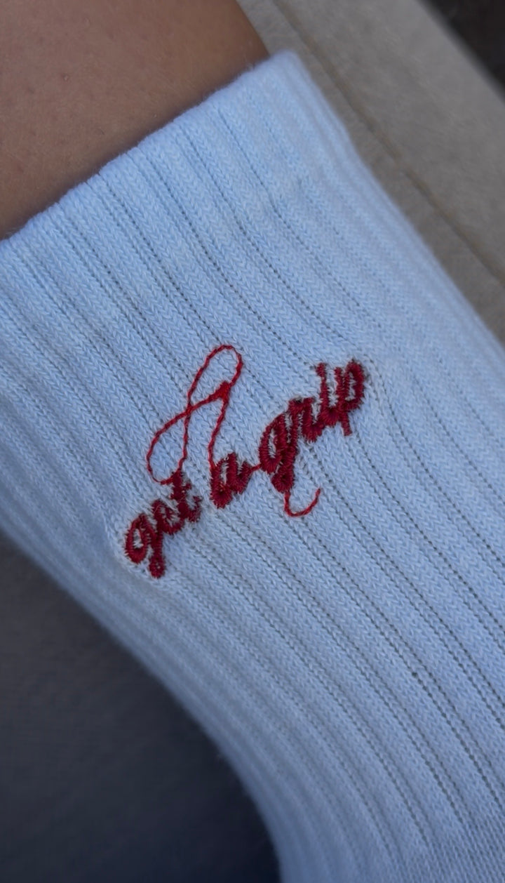Get a Grip Lasso Socks