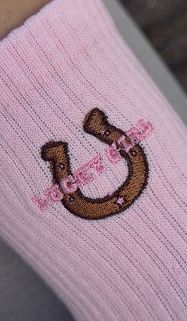 Lucky Girl Grip Socks