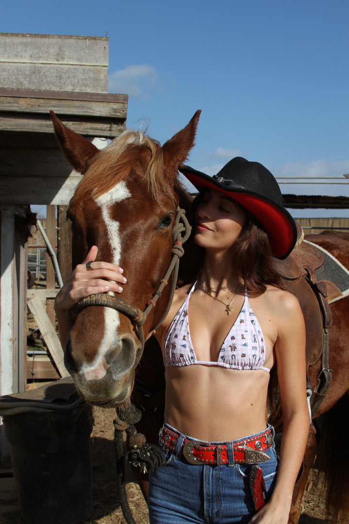 Reversible Beach Cowgirl Top
