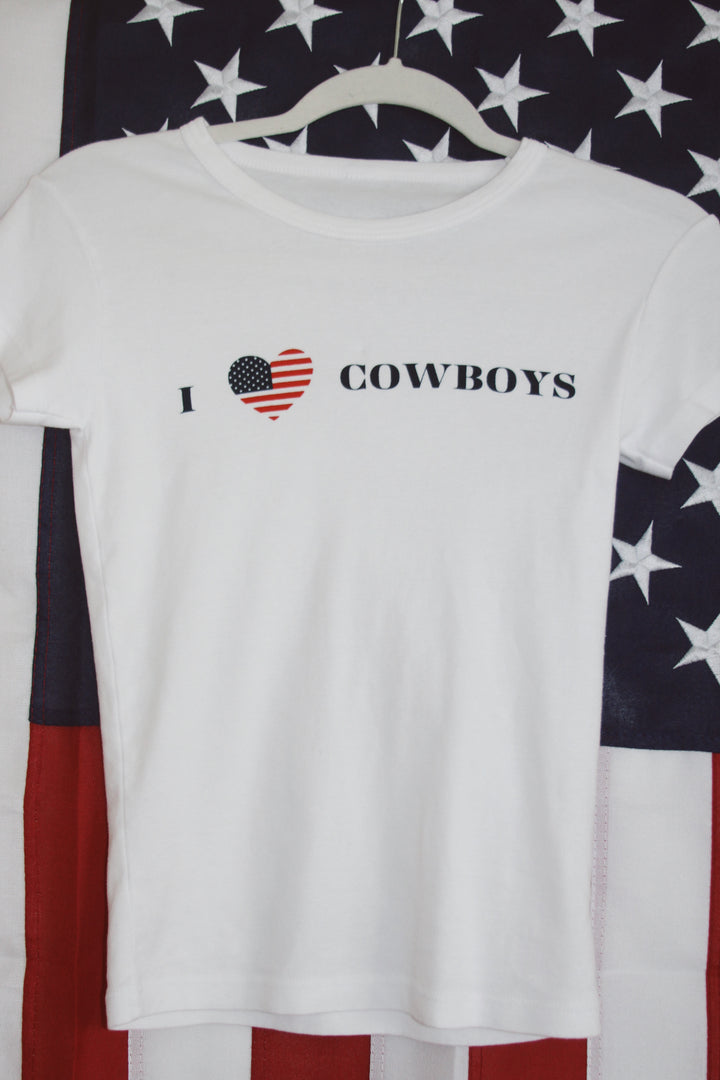 I Heart Cowboys Baby Tee
