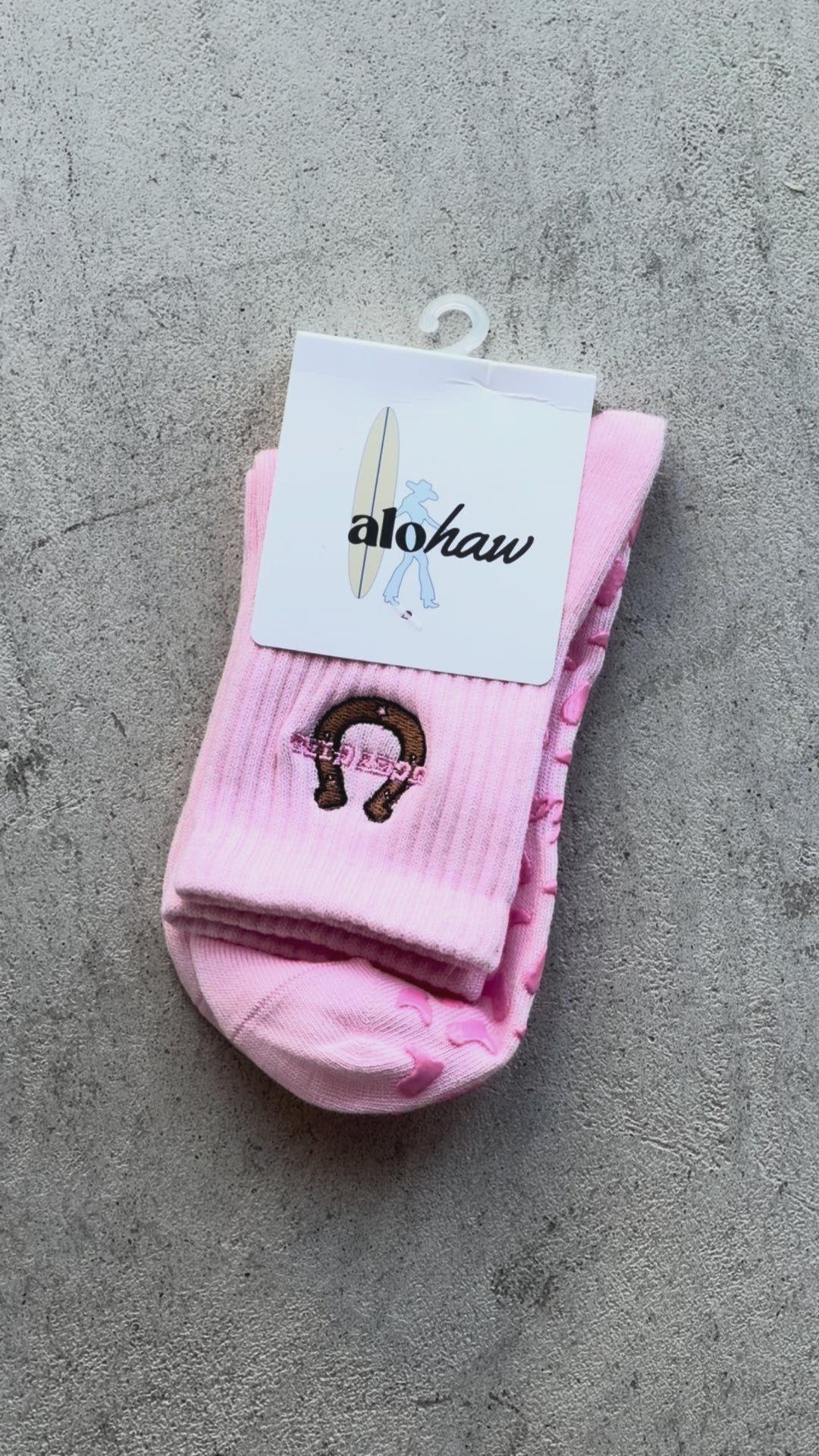 Lucky Girl Grip Socks